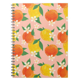 Citrus Lemon Orange Small Notebook ノートブック