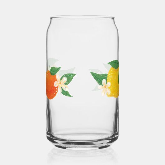 Citrus Lemon Orange Tea Coffee Glass Can ガラス缶 (左)