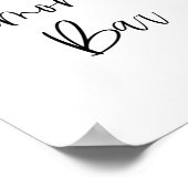 Citrus Lemon Party Lemonade Bar Sign ポスター (角)