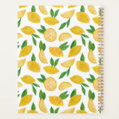 Citrus Lemon pattern 2026 プランナー手帳 (裏面)