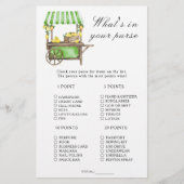 Citrus lemon - What's in your purse game (正面)