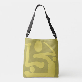 Citrus Mirage Abstract Figure on Tote クロスボディバッグ