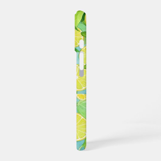 Citrus Mix - Fresh Lemon & Lime Phone Case iPhone 16ケース (左側面)