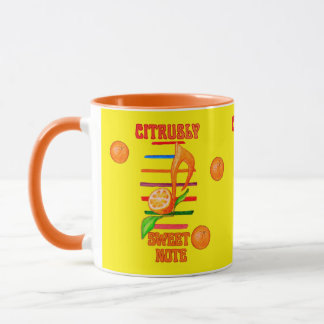 CITRUS MUSIC NOTE DESIGNED MUG  マグカップ