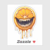 Citrus Nightmare Sticker – Bold Fruit Art シール (シート)