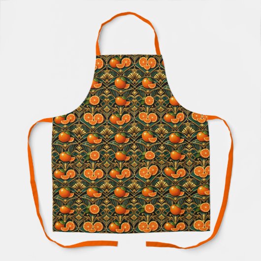 Citrus Orange Deco エプロン (正面)