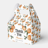 Citrus Orange Little Cutie Thank You フェイバーボックス (正面サイド)