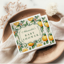 Citrus Orchard Baby Shower スタンダードカクテルナプキン