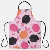 Citrus seamless pattern textile. illustration back エプロン (正面)