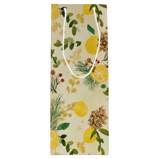 citrus slice ワインギフトバッグ (正面)