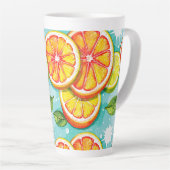 Citrus Splash カフェラテマグ (右アングル)