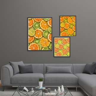 Citrus Splash | Orange, Lemon & Lime Watercolor
