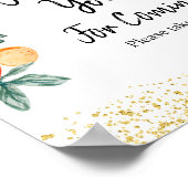 Citrus Summer Orange Thank for 来's ポスター (角)