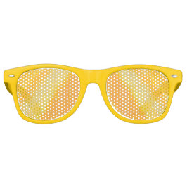 Citrus Sunny Orange Watercolor  レトロサングラス