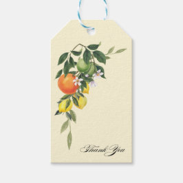 Citrus Themed Bridal Shower Favor Gift Tag ギフトタグ