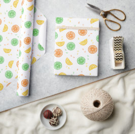 Citrus wrapping paper ラッピングペーパー