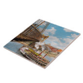 City – シンシナティ， OH The City of Cincinnati 1906 タイル (側面)