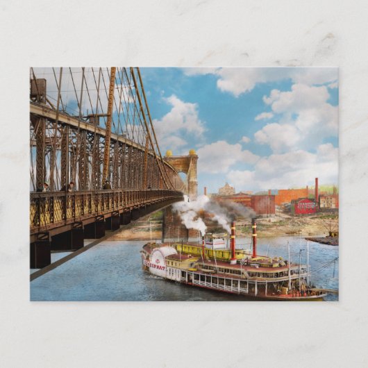 City – シンシナティ， OH The City of Cincinnati 1906 ポストカード (正面)