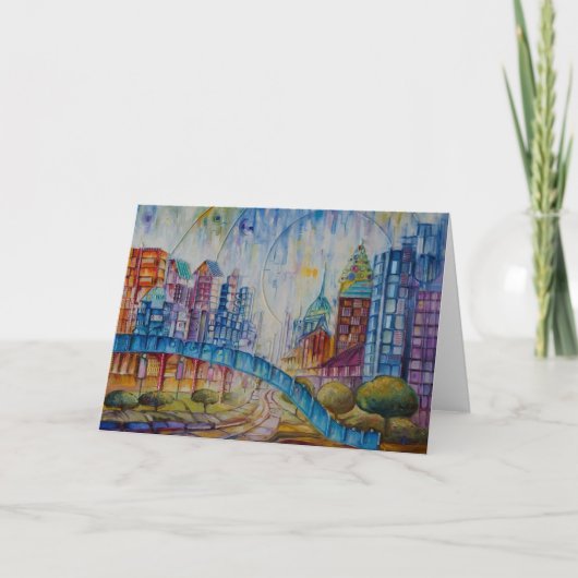 City at Peace Greeting Card カード (正面)