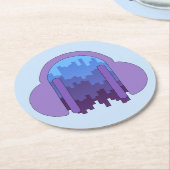 City blast:音楽へのトリビュート ラウンドペーパーコースター (アングル)