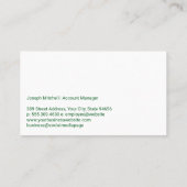 City Buildings | Residential Neighborhood 名刺 (裏面)