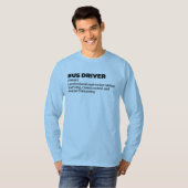 City Bus Captain Funny Definition Shirt Tシャツ (正面フル)