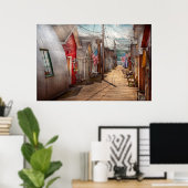 City - Canandaigua, NY - Shanty town ポスター (ホームオフィス)