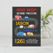 City Cars招待状、100%カスタマイズ可能 招待状 (スタンド正面)