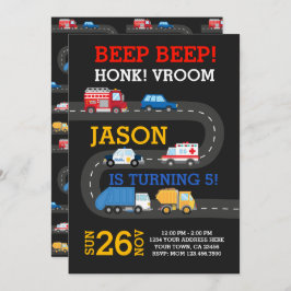 City Cars招待状、100%カスタマイズ可能 招待状