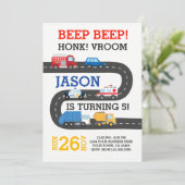 City Cars招待状、100 %カスタマイズ可能 招待状 (スタンド正面)