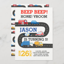 City Cars招待状、100 %カスタマイズ可能