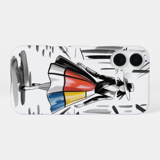 City Chic Art iPhone 16ケース (裏面横)