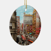 City - Cincinnati, OH - Queen city 1915 セラミックオーナメント (右)