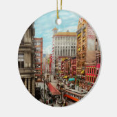 City - Cincinnati, OH - Queen city 1915 セラミックオーナメント (左)