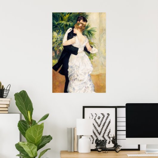 City Dance, Dance in Town by Pierre Augusteルノアール ポスター (ホームオフィス)