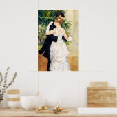 City Dance, Dance in Town by Pierre Augusteルノアール ポスター (キッチン)