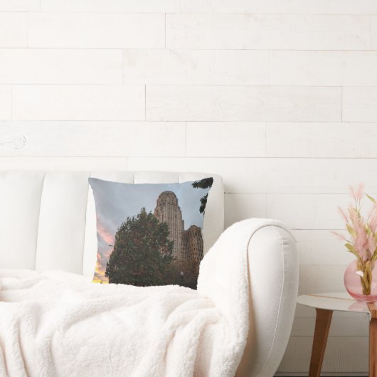 City Hall and Sunset クッション (ソファ)