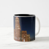 City Hall at Night ツートーンマグカップ (正面右)