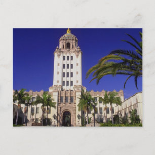 City Hall, Beverly Hills,カリフォルニア州,アメリカ ポストカード