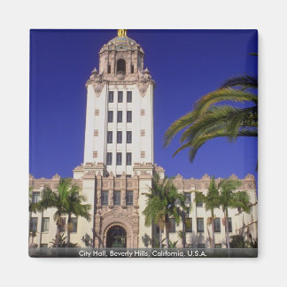 City Hall, Beverly Hills,カリフォルニア州,アメリカ マグネット