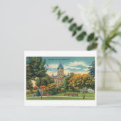 City Hall in Passaic, New Jersey,ヴィンテージ・トラベル ポストカード (スタンド正面)