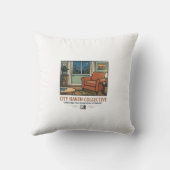City Haven Collective - Cozy Home Decor Pillow クッション (裏面)