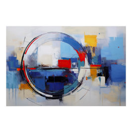 City in Pastel Tones ポスター