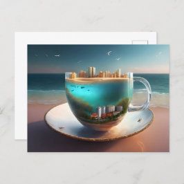 City in the cup, Postcrossing ポストカード