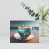 City in the cup, Postcrossing ポストカード (スタンド正面)