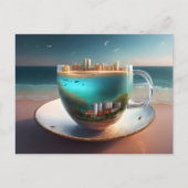 City in the cup, Postcrossing ポストカード (正面)