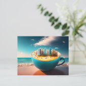City in the cup, Postcrossing ポストカード (スタンド正面)