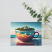 City in the cup, Postcrossing ポストカード (スタンド正面)