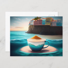 City in the cup, Postcrossing ポストカード