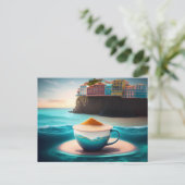 City in the cup, Postcrossing ポストカード (スタンド正面)